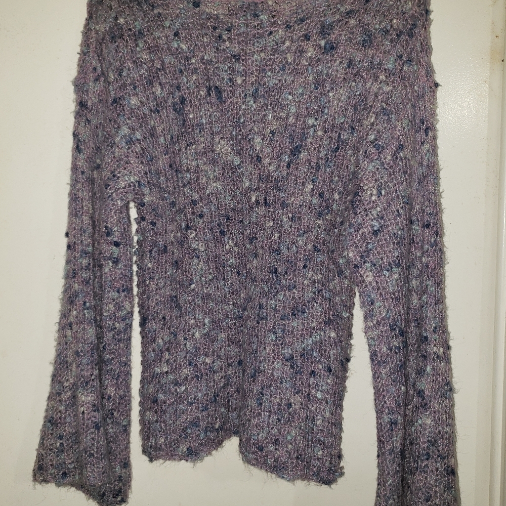 Lavender & Turquoise - •F21• | Boho Knit Sweater - Picture 8 of 8